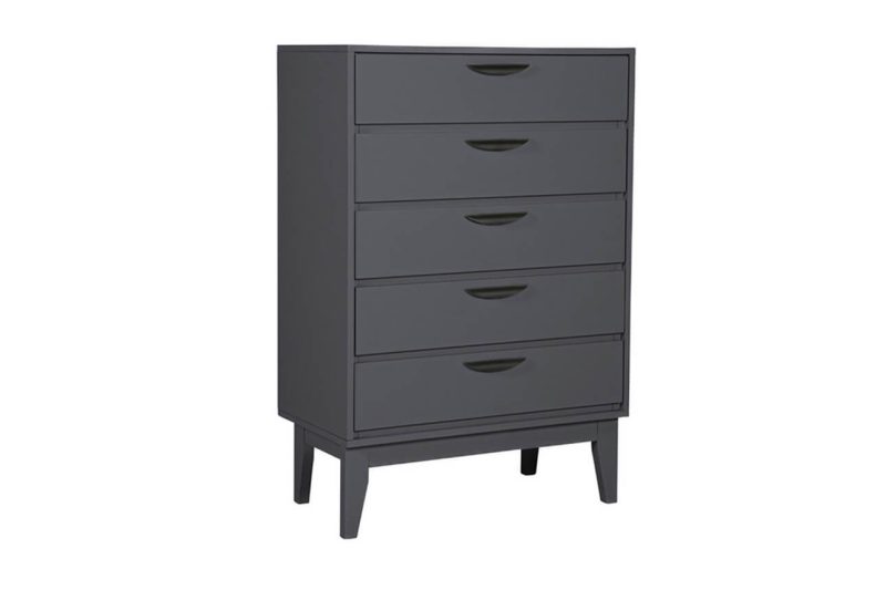 Luna Chest of Drawers Dark Grey